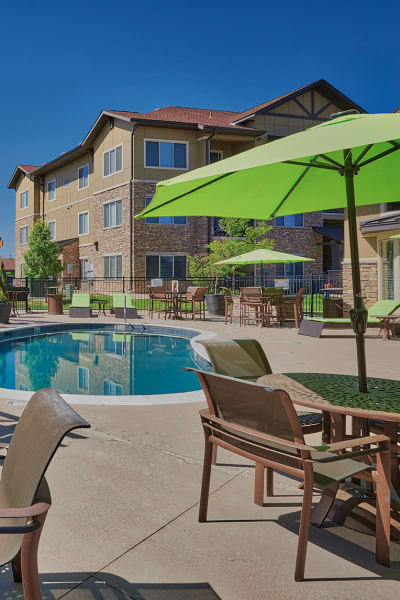 Fire pit at M2 Apartments in Denver