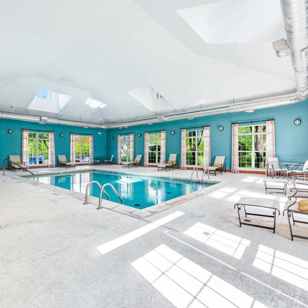 Indoor pool area at The Boulders At Katy Trail in Saint Charles. MO