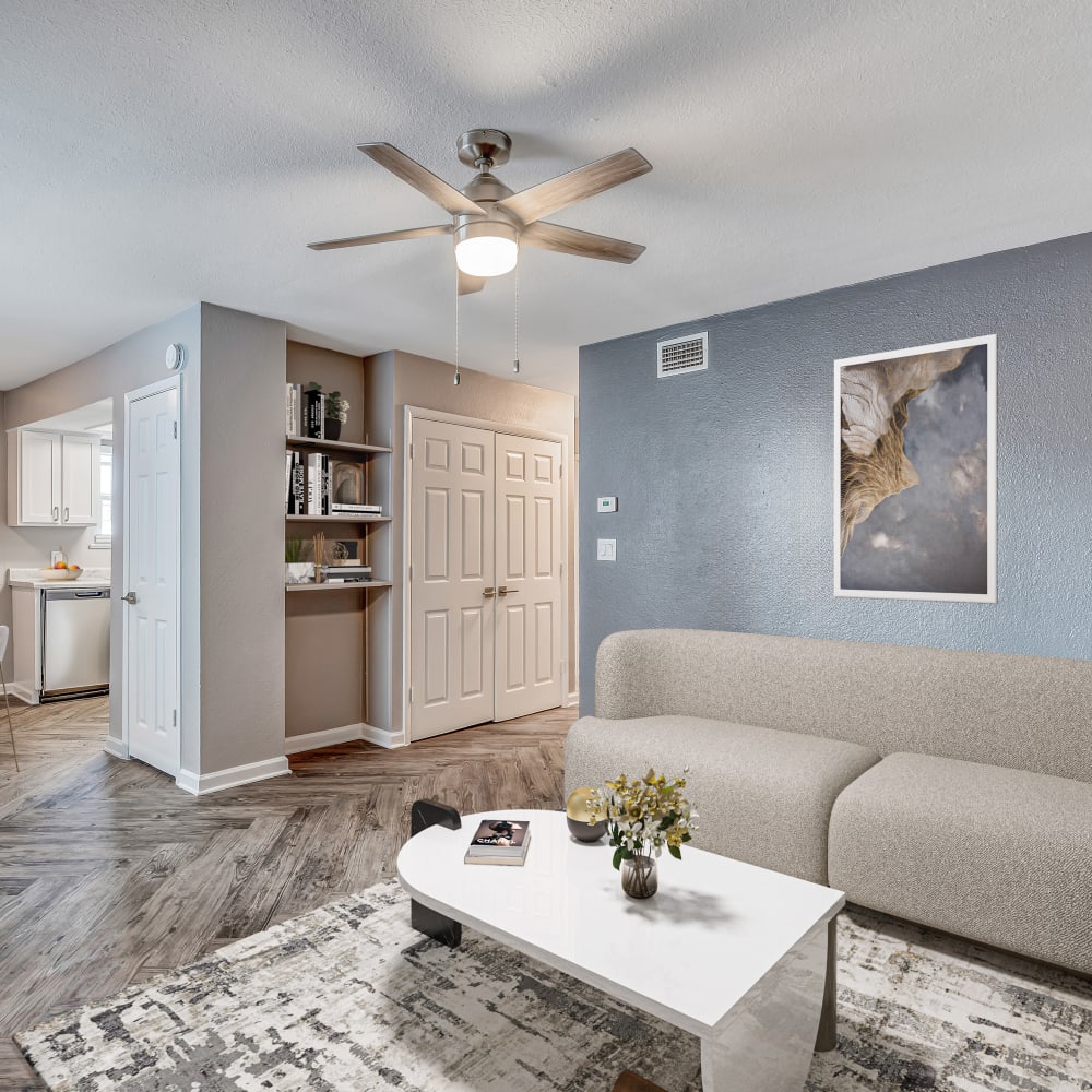 Elegant living room at Bayside Villas in Panama City, Florida