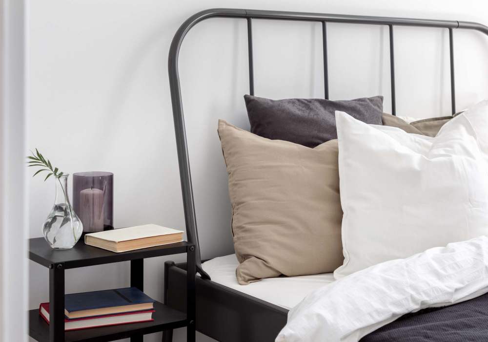 Cozy bedroom at Meribel in Weaverville, North Carolina