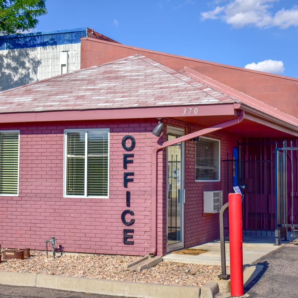 The front door at STOR-N-LOCK Self Storage in Aurora, Colorado