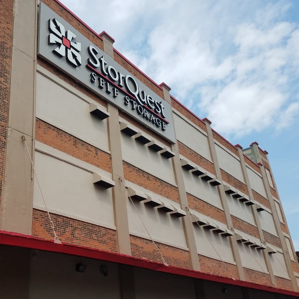 Exterior of StorQuest Self Storage in New Haven, Connecticut