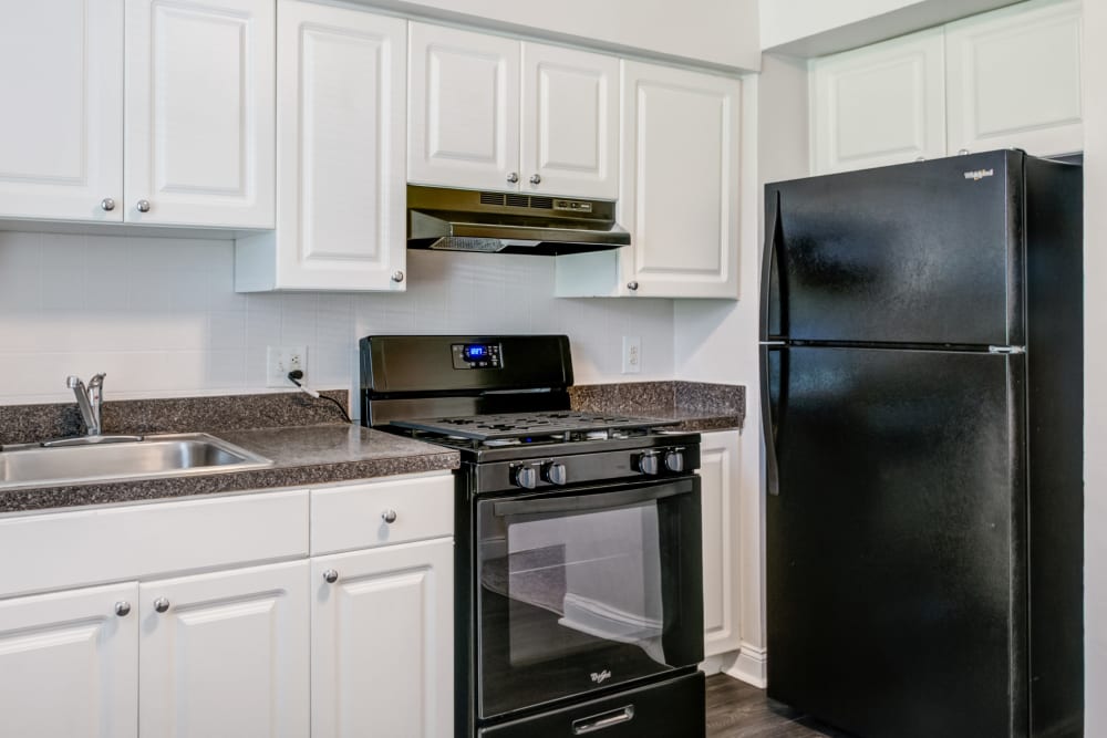 Modern Kitchen At Melrose Station Apartments in Elkins Park, PA
