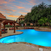 Rendering of residents swimming pool at Sereno Park in San Antonio, Texas