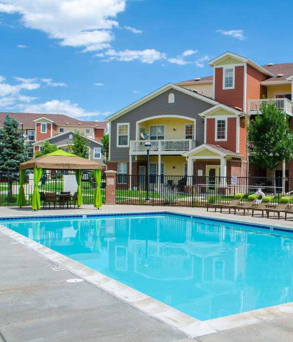 Swimming pool at Bear Valley Park in Denver, Colorado