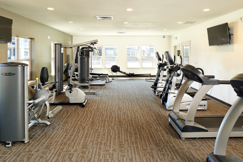 Gym at Heritage Meadow Apartments in Eugene, Oregon