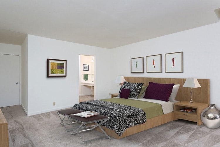 Open floor plan at Emerald Springs Apartments in Painted Post, NY