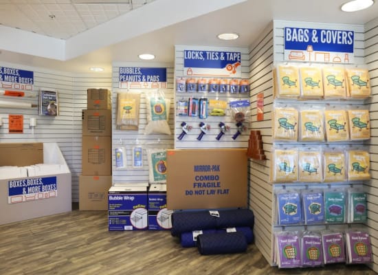 Packing supplies at A-1 Self Storage in Glendale, California