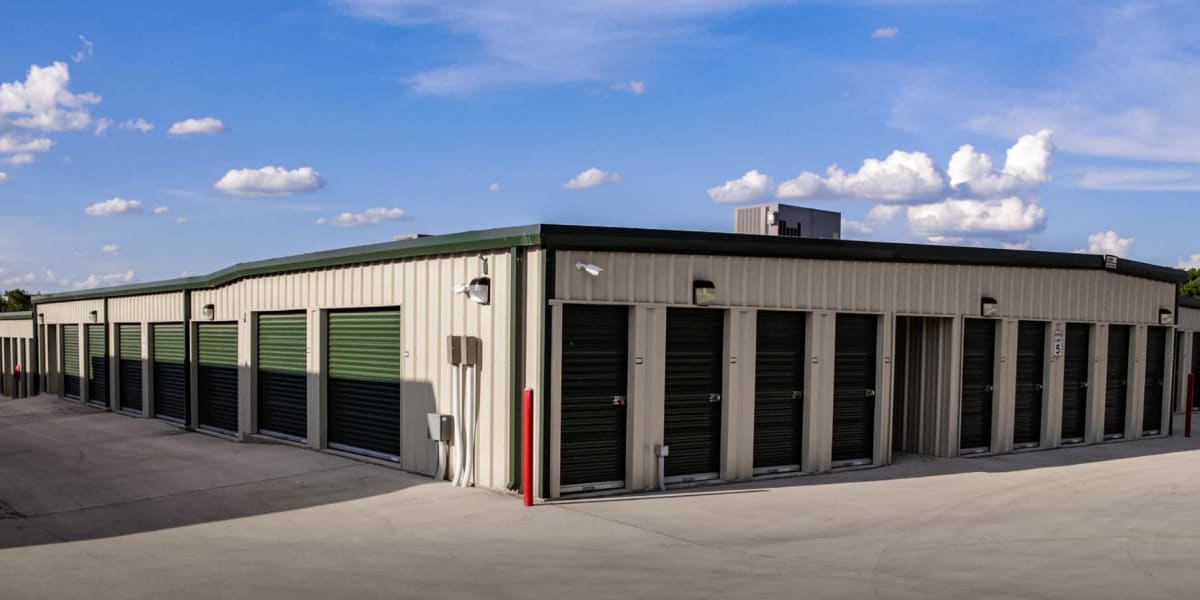 Drive-up storage units at Another Closet Storage in Spring Branch, Texas