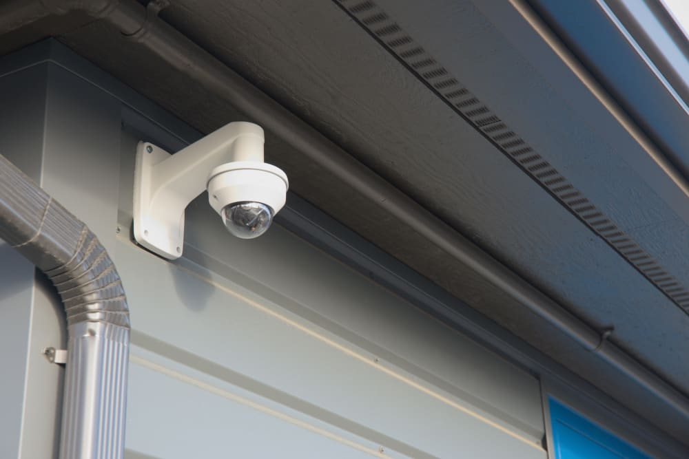 Security camera at Urban Storage on Bennett in Bellingham, Washington