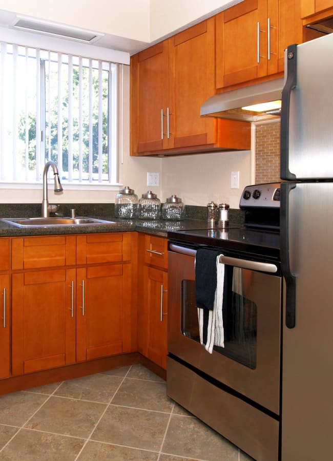 Well-equipped kitchen at Spring Lake Apartment Homes in Santa Rosa, California