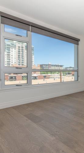 Spacious bedroom at The View at Wash Park in Denver,Colorado