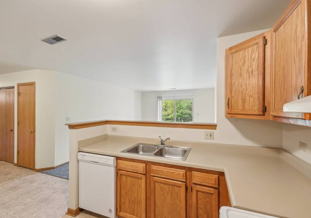 Kitchen at Maple Leaf Apartments in Merrillville, Indiana