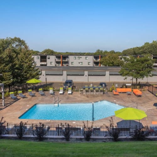 Swimming pool at The Pointe at Cedar Grove in Eagan, Minnesota