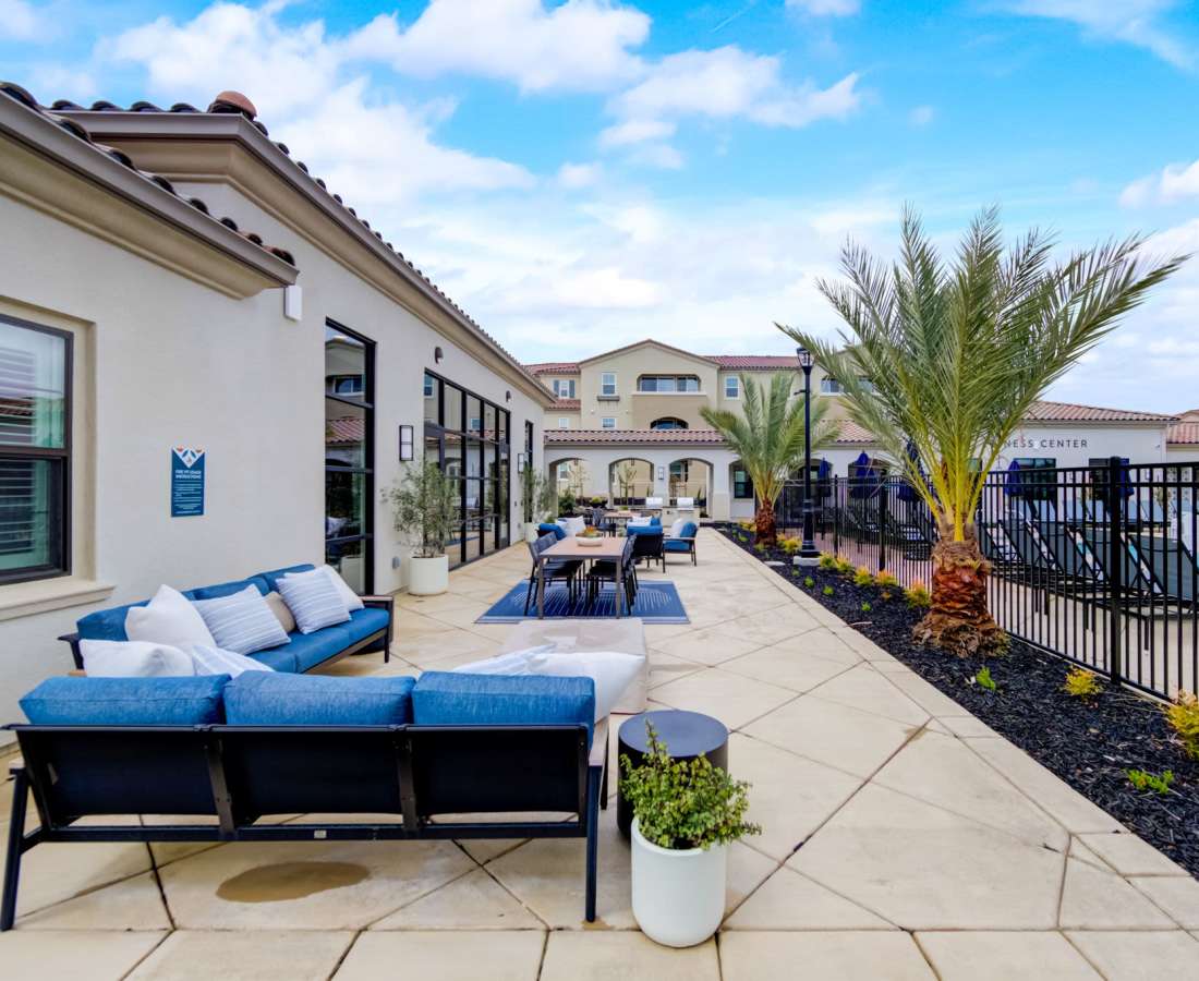 Spacious and Cozy Amenity Area at Aviara at Mountain House in Mountain House, California