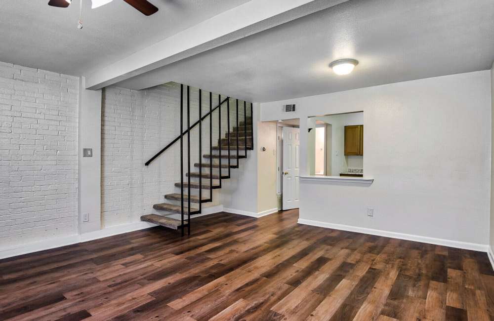 Staircase at Skyview Terrace Apartments in New Orleans, Louisiana    