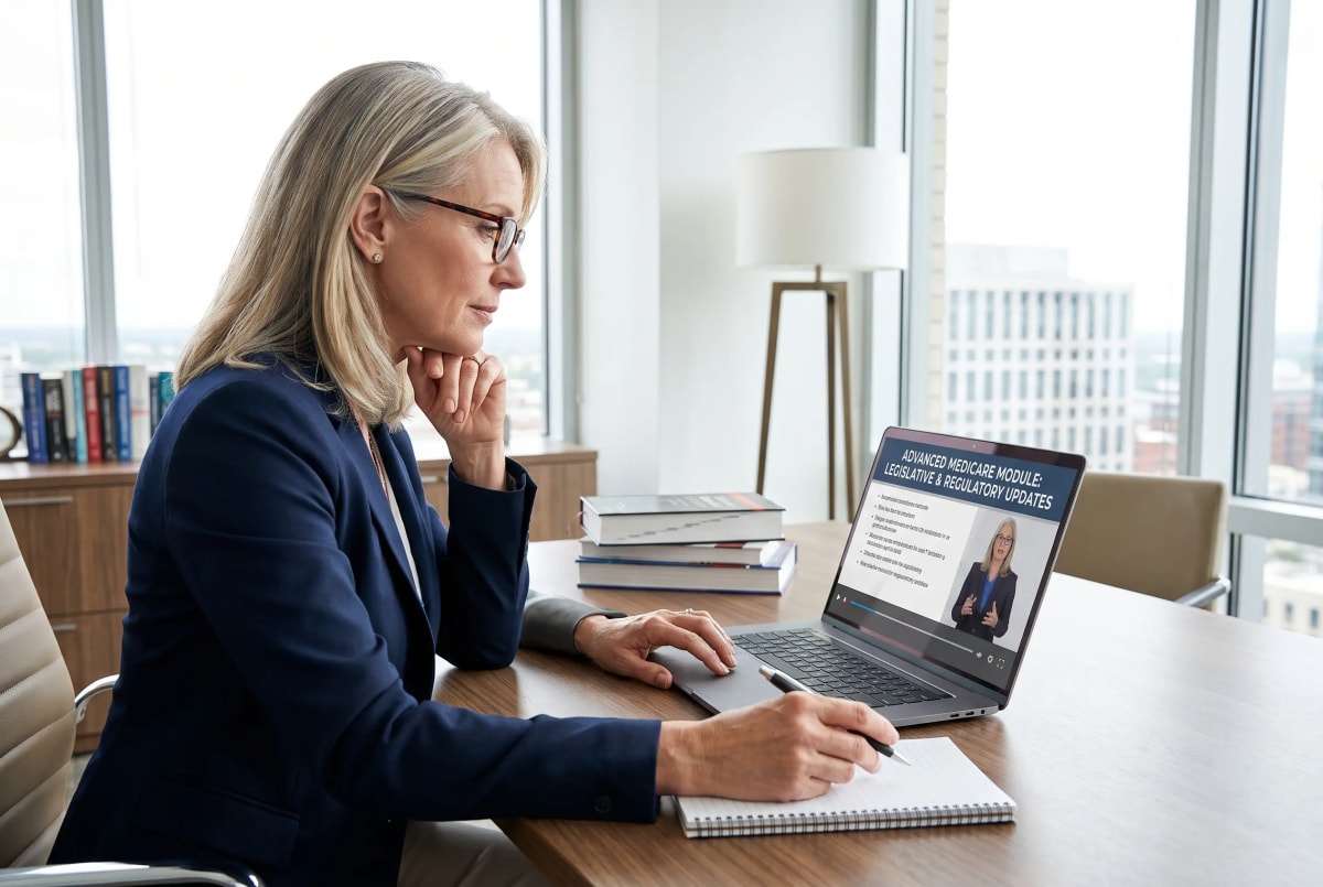 Experienced life insurance professional continuing professional education.