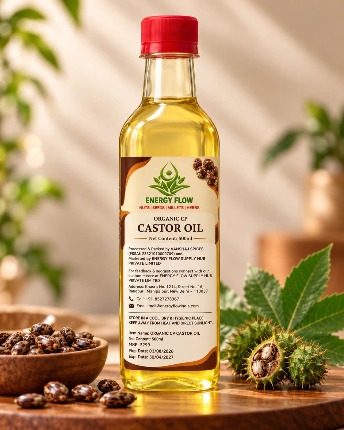 Organic CP Castor Oil - photo 2
