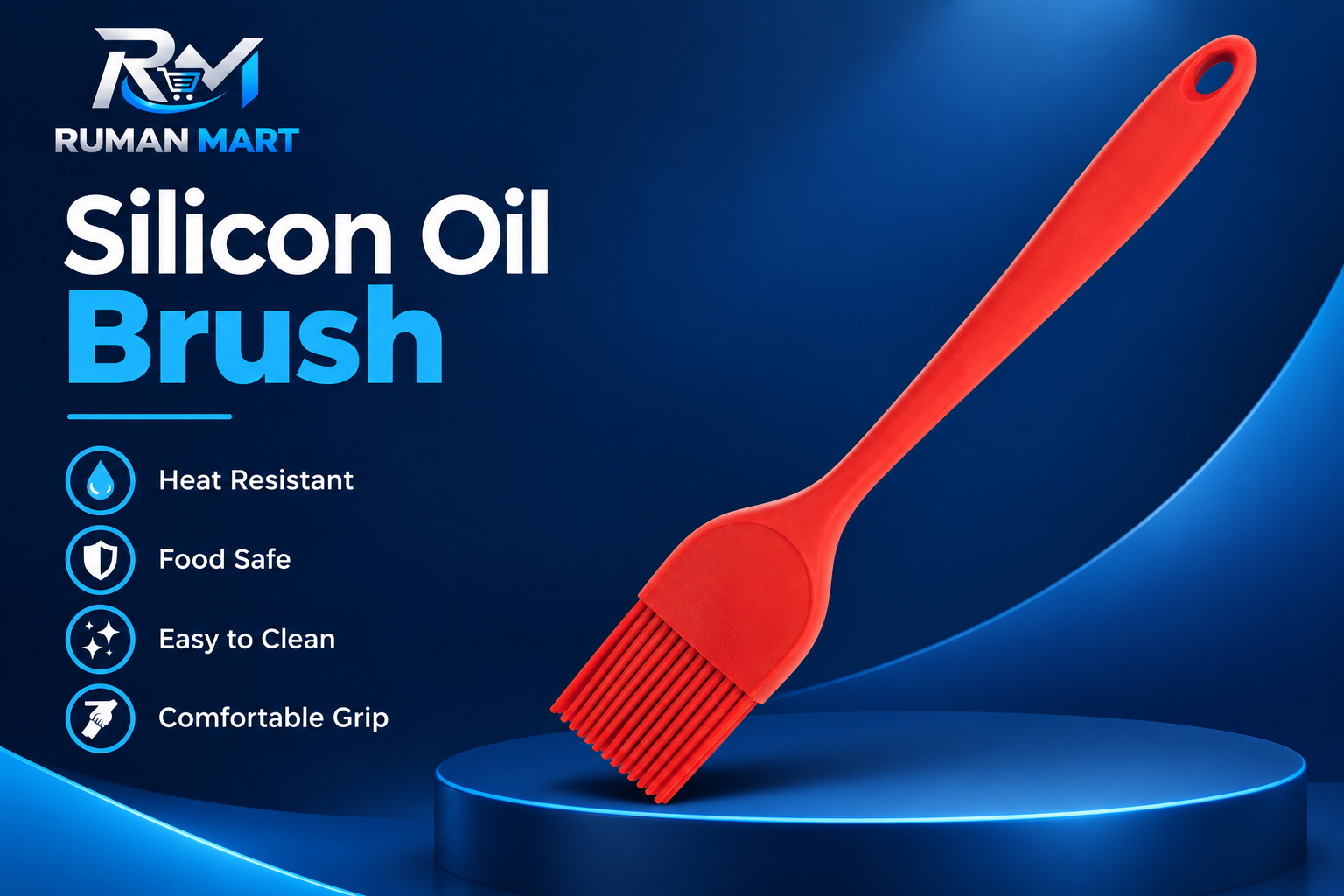 Silicone Oil Brush Heat Resistant