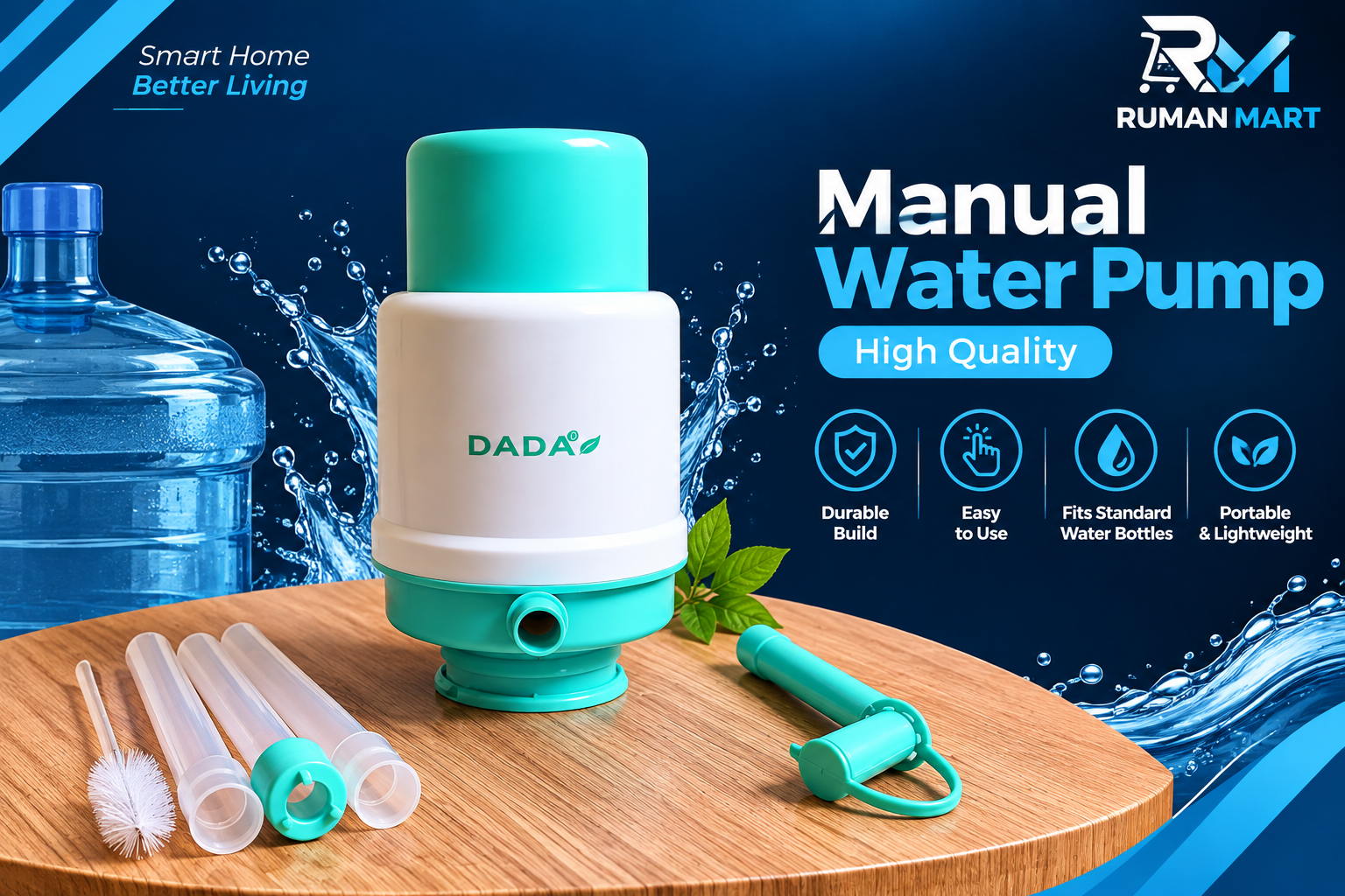 Manual Water Pump Dispenser for Water Bottle High Quality