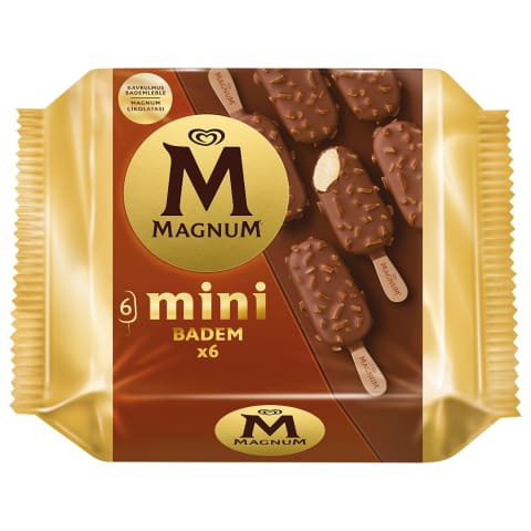 Magnum Mini Badem 6'lı 345 ml