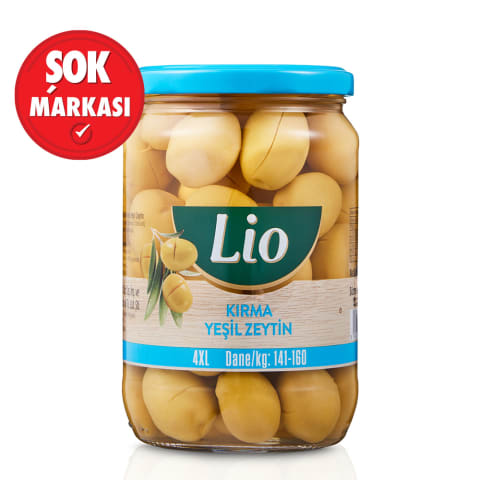 Lio Kırma Yeşil Zeytin(141-160) 400 g