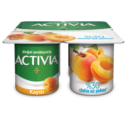 Activia Probiyotik Yoğurt Kuru Kayısı 4*100 g