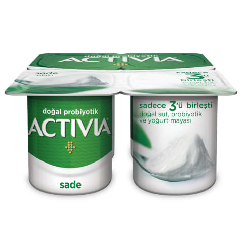 Activia Probiyotik Yoğurt Sade 4*100 g