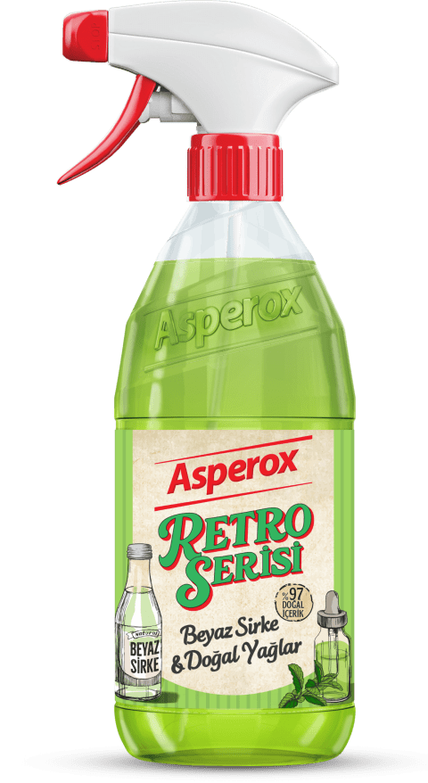 Asperox Retro Serisi Beyaz Sirke&Doğal Yağlar 1 L
