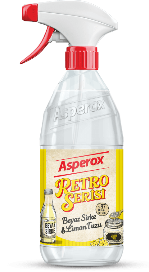 Asperox Retro Serisi Beyaz Sirke&Limon Tuzu 1 L
