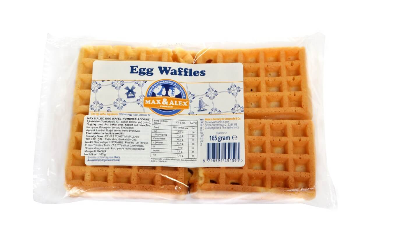 Max&alex Egg Waffles 165 g