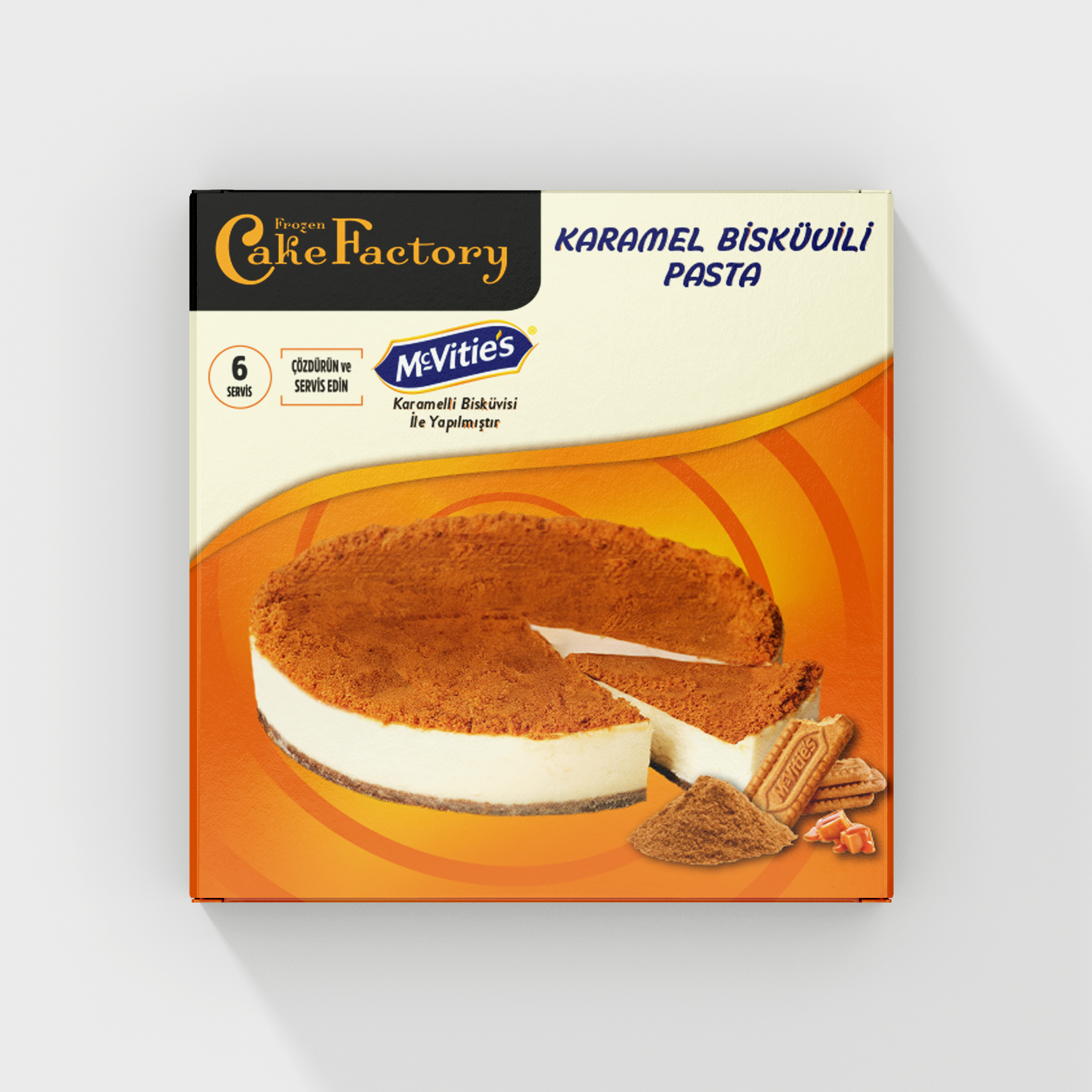 2F Karamel Bisküvili Pasta 440 G
