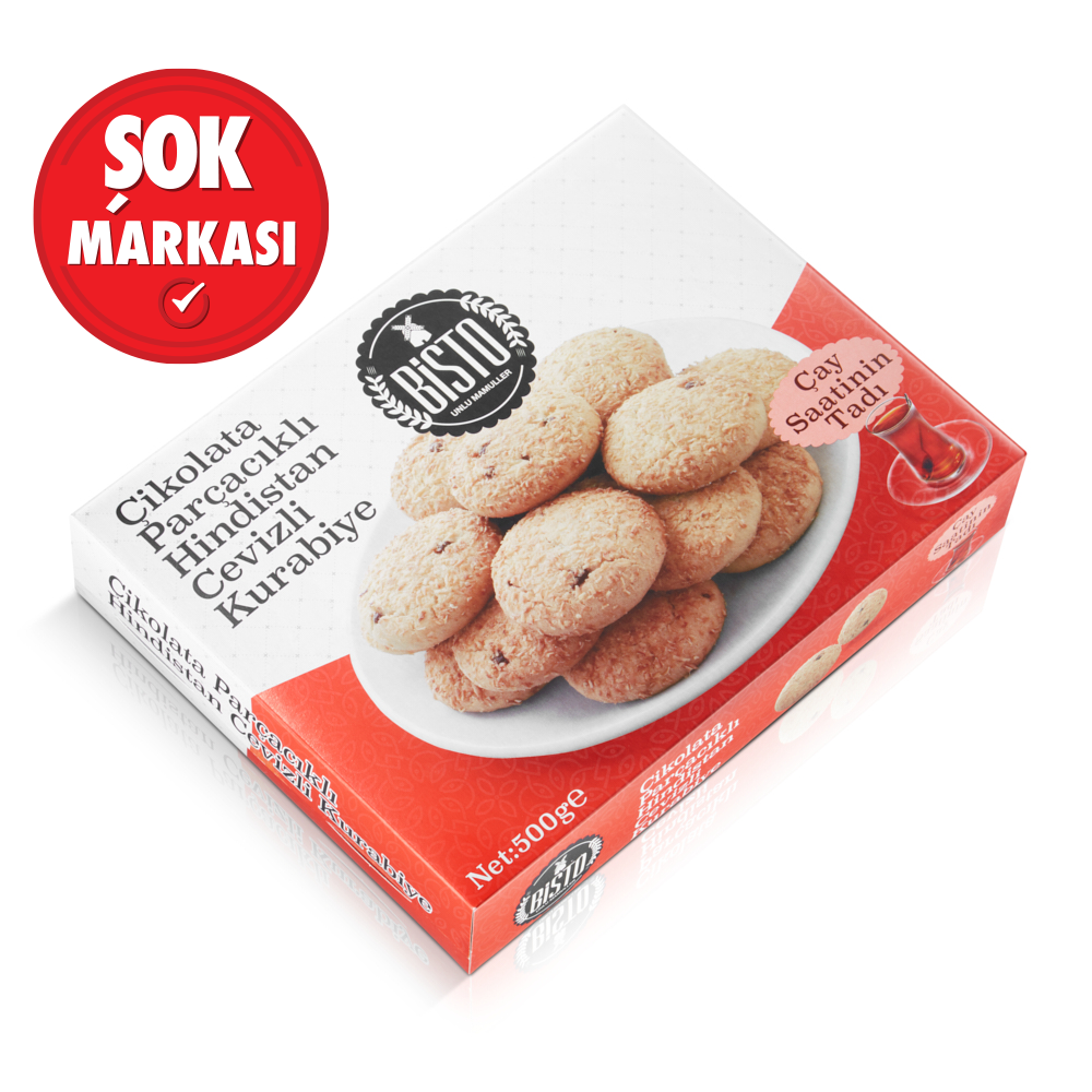 Bisto Hindistan Cevizli Kurabiye 500 g