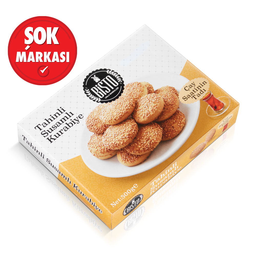 Bisto Tahinli Susamlı Kurabiye 500 g