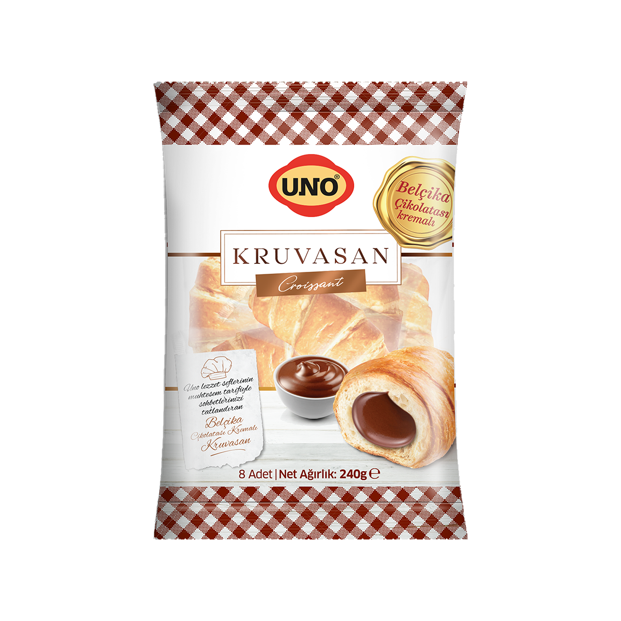 Uno Çikolata Kremalı Kruvasan 240 g