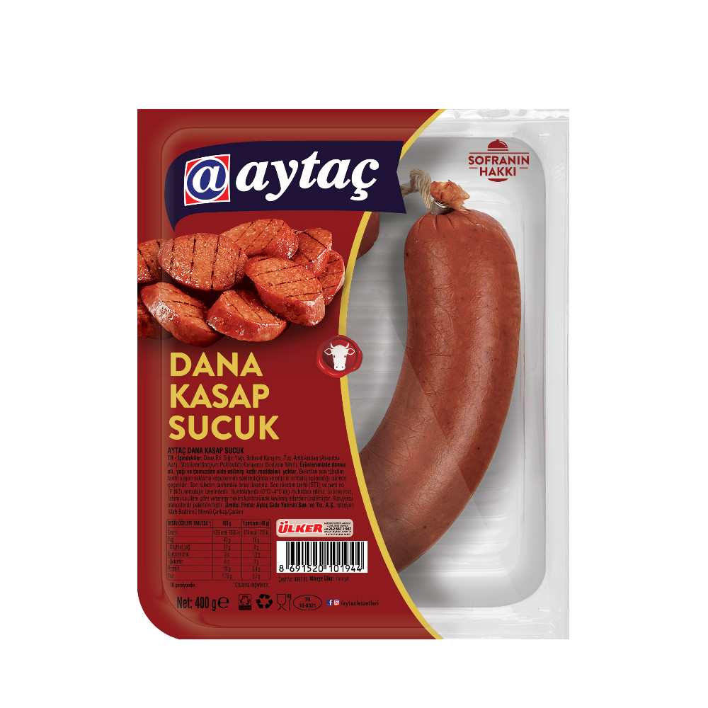 Aytaç Dana Kasap Sucuk 400 g