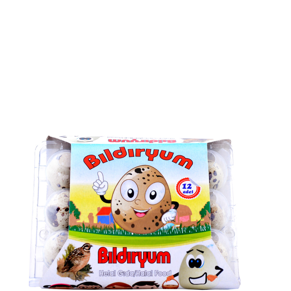 Bıldıryum Bıldırcın Yumurtası 12 Adet