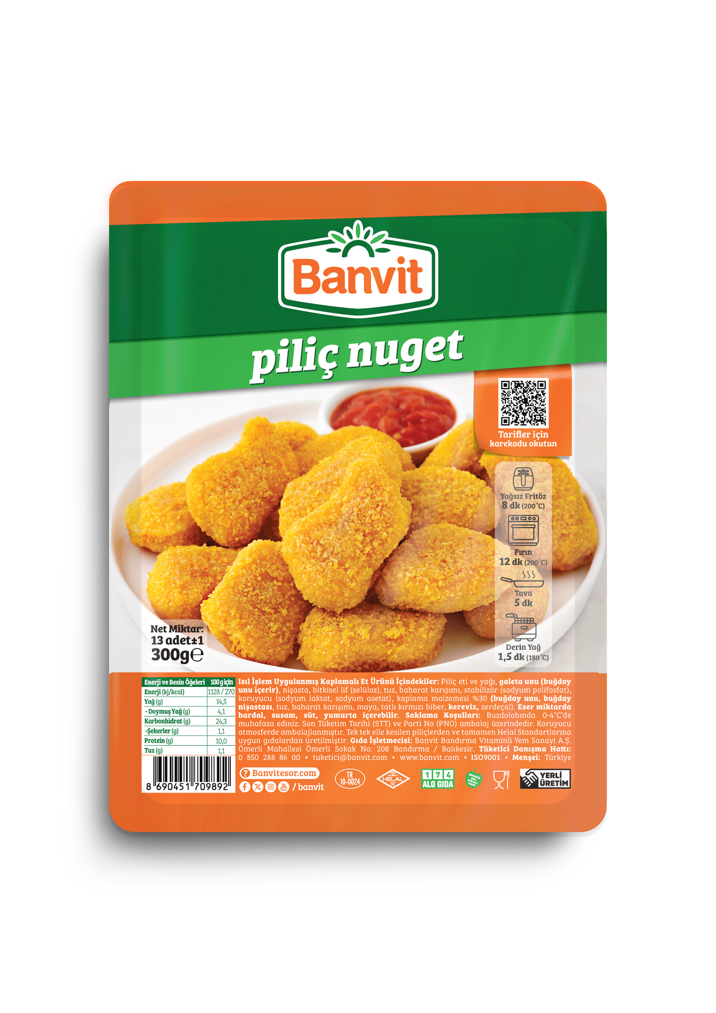 Banvit Piliç Nuget 300 g