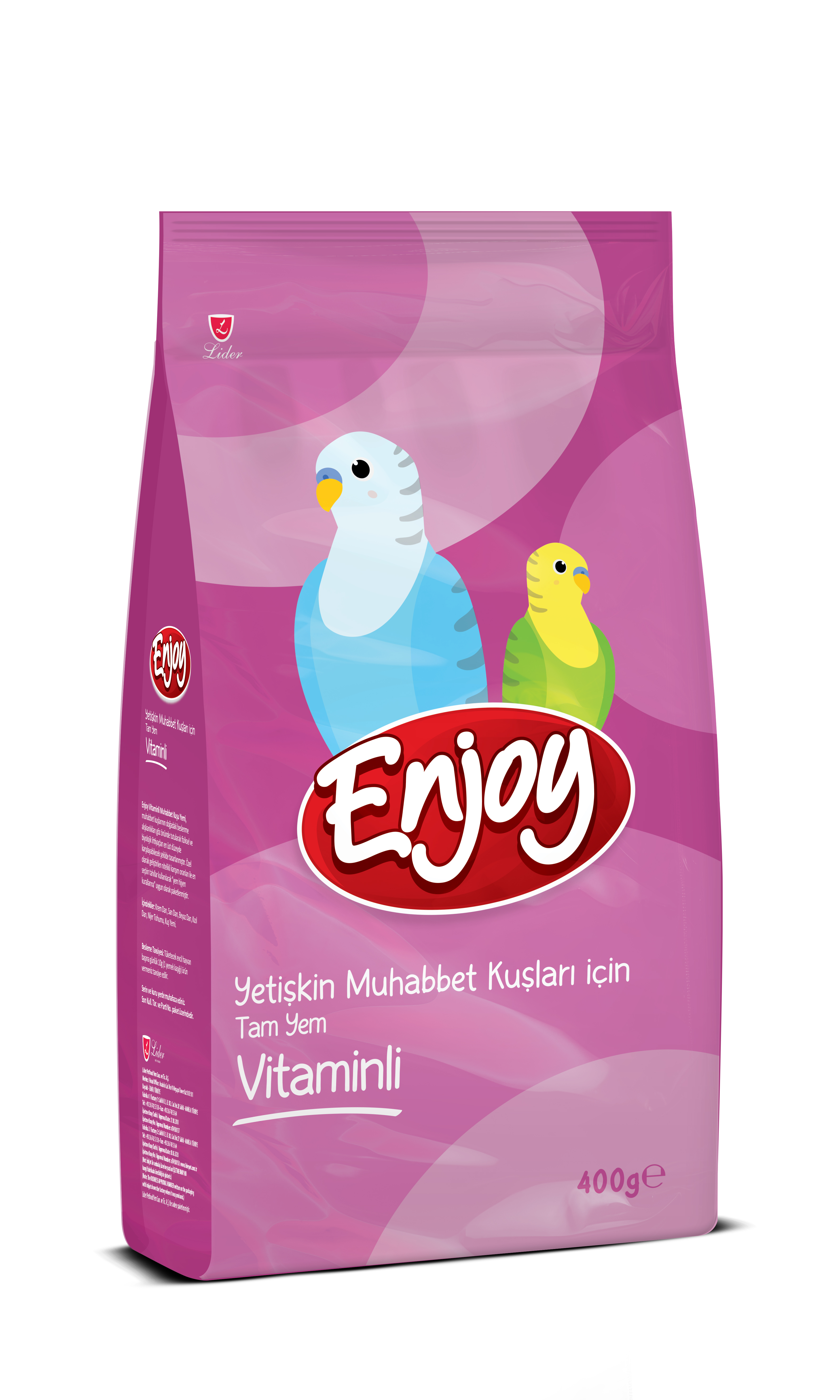 Enjoy Muhabbet Kuşu Yemi Vitaminli 400 Gr