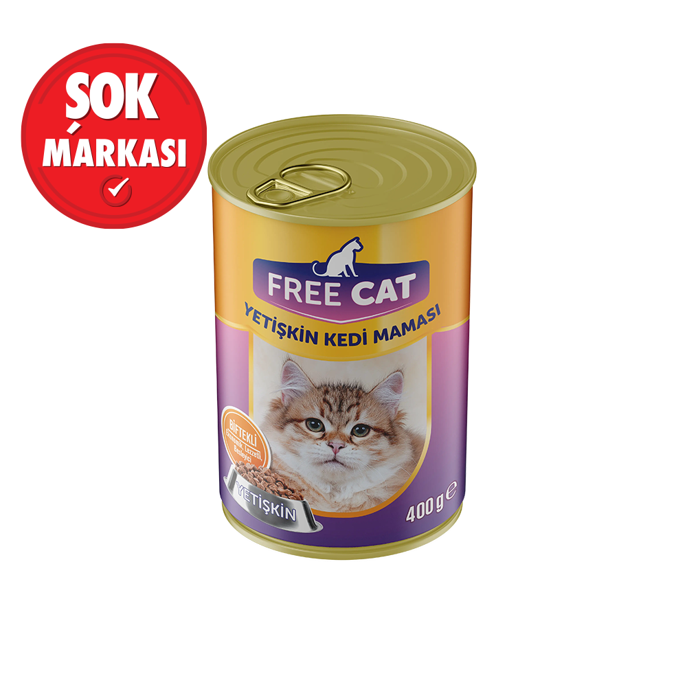 Free Cat Biftekli Kedi Maması 400 G