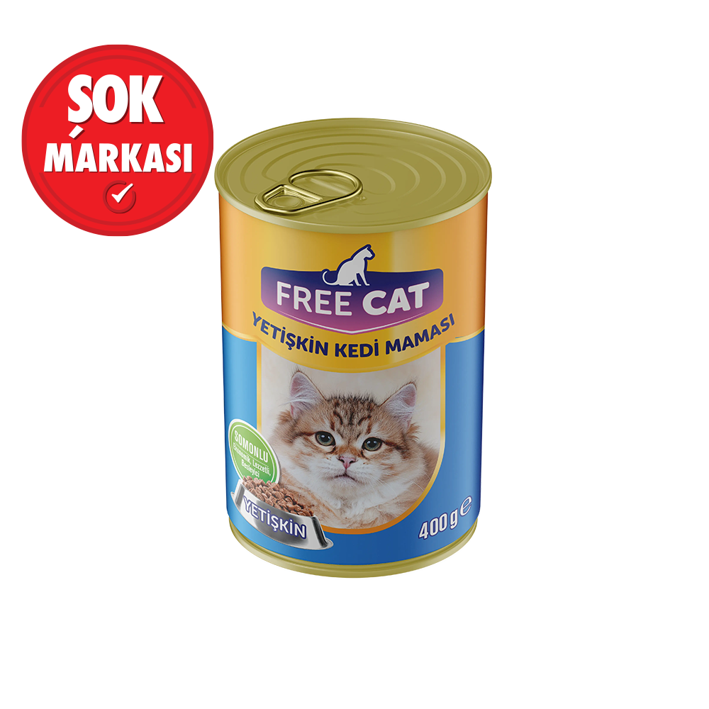 Free Cat Somonlu Kedi Maması 400 g