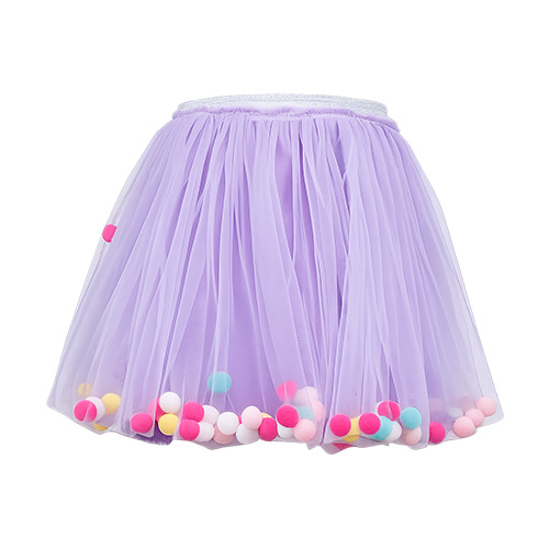 Pixy Love Ponponlu Tütü Etek Lila 7-8 Yaş