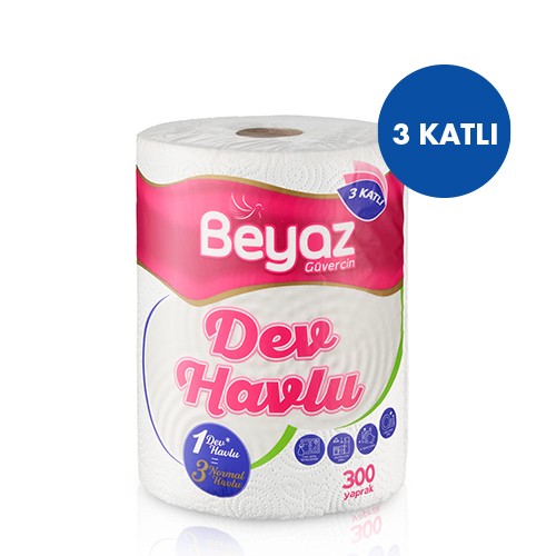 Beyaz Güvercin Dev Havlu 1=3 300 Yaprak