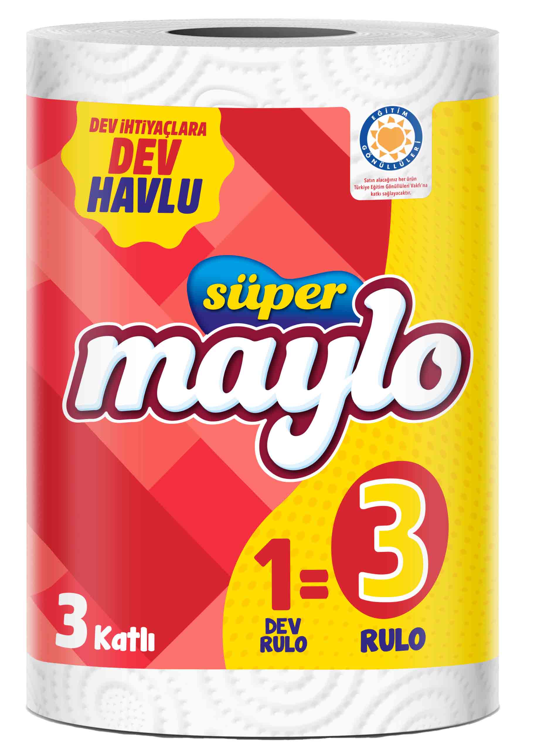 Süper Maylo Dev Rulo 3 Katlı