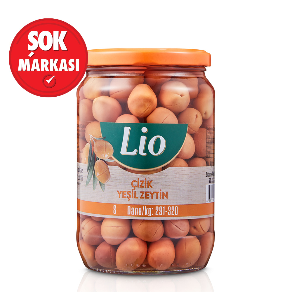 Lio Çizik Yeşil Zeytin (291-320) 400 g