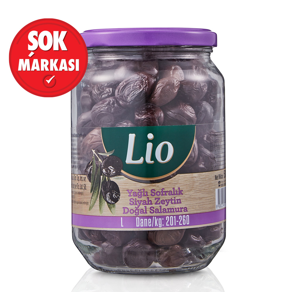 Lio Salamura Siyah Zeytin (201-260) 500 g