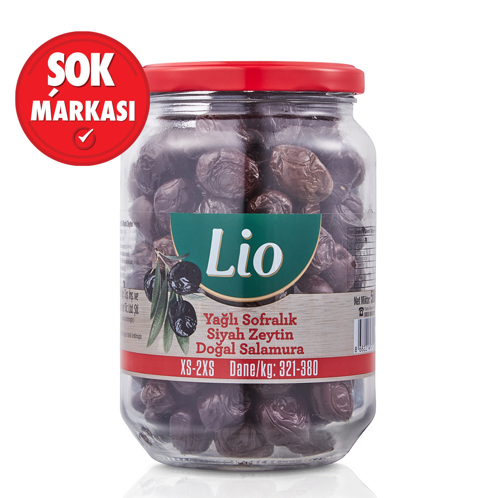 Lio Salamura Siyah Zeytin (321-380) 500 g