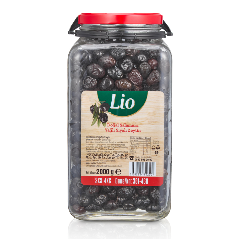 Lio Salamura Siyah Zeytin (381-460) 2 Kg
