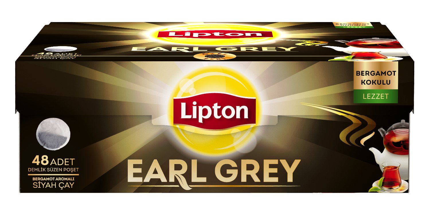 Lipton Earl Grey Demlik Poşet Çay 48'li 153 g