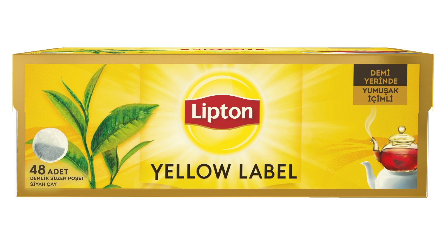 Lipton Yellow Label Demlik Poşet Çay 48'li
